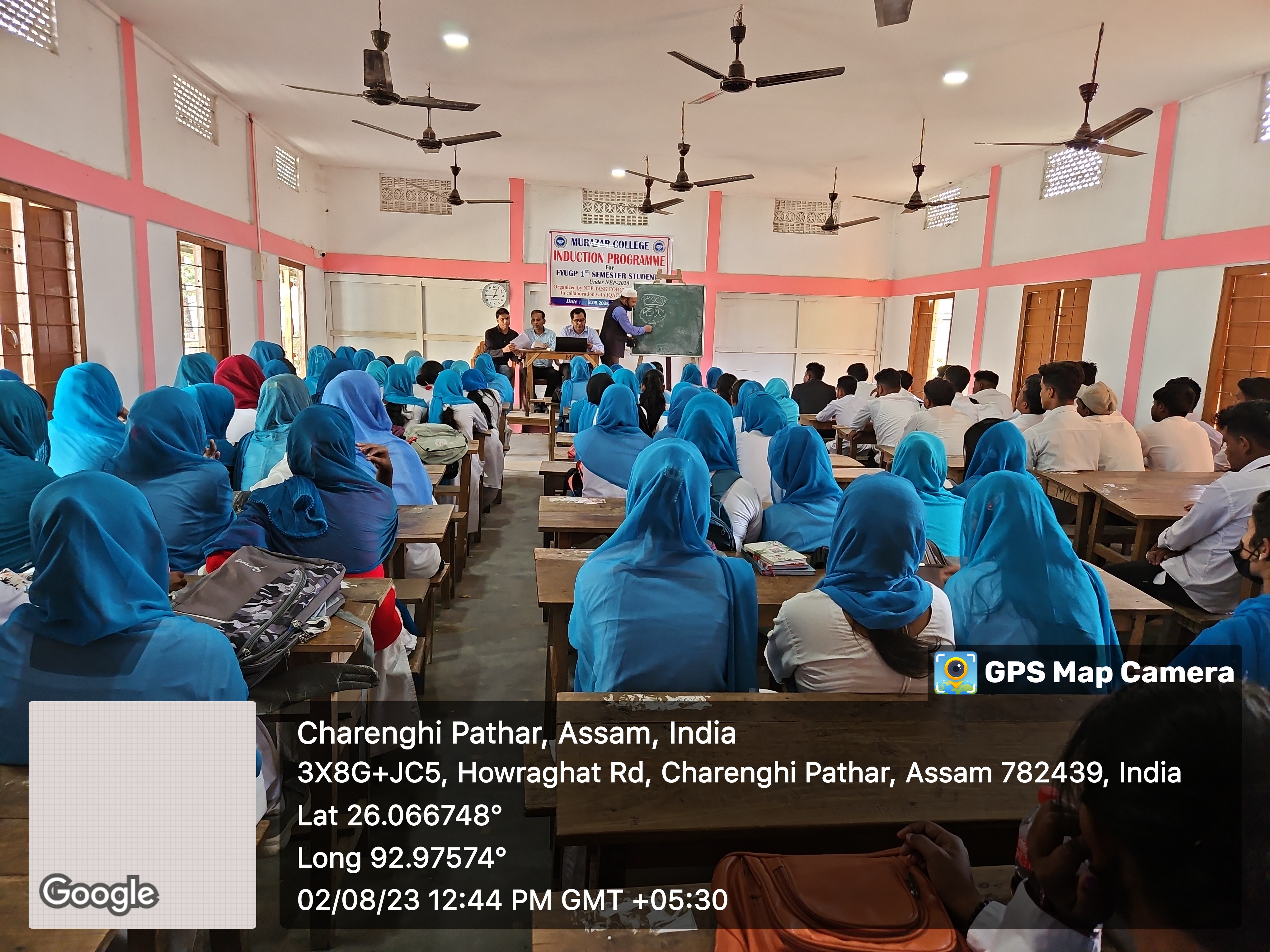 INDUCTION PROGRAM FOR FYUGP 1ST SEM. STUDENTS BY IQAC COORDINATOR ON 02.08.2023
