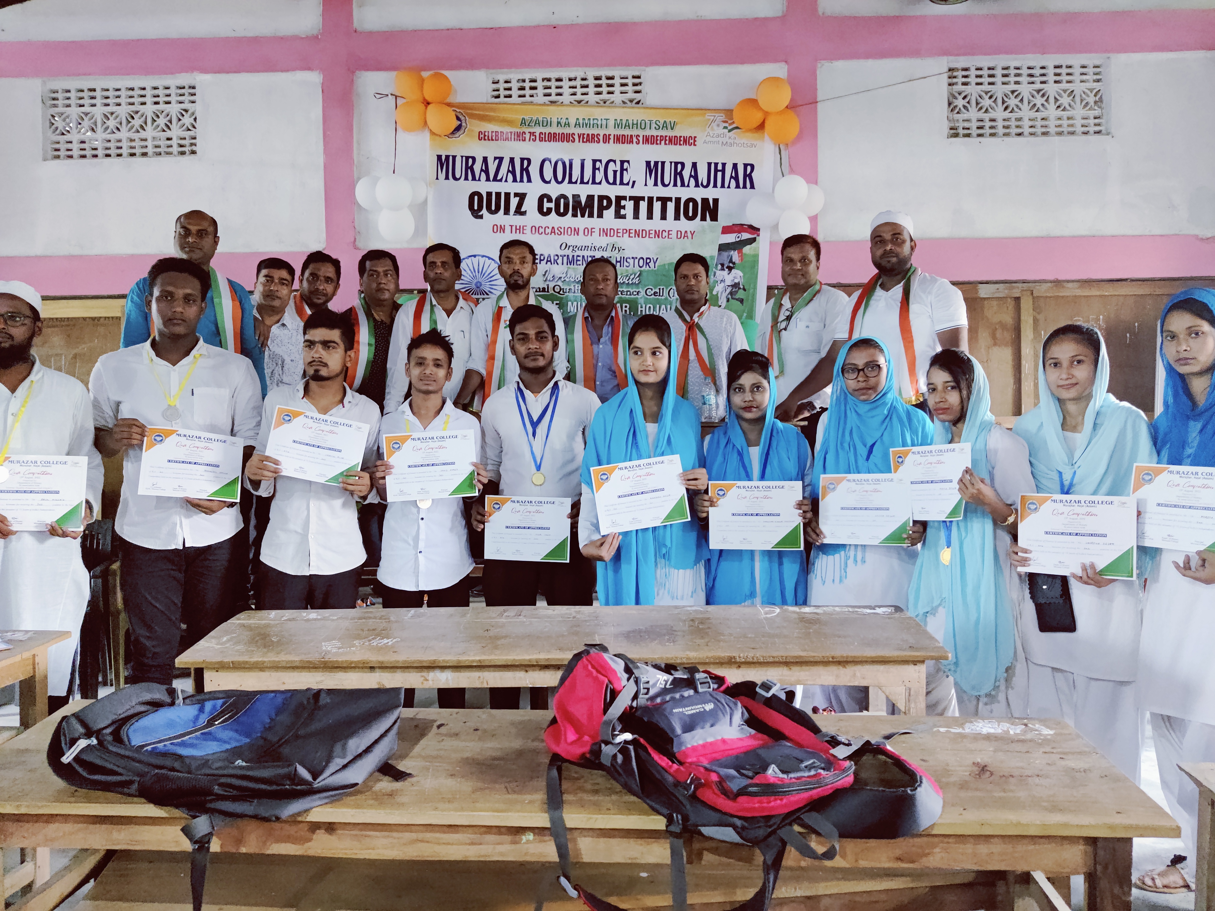 QUIZ COMPETITION ON THE EVE OF AZADI KA MAHTSAV HLED ON 12.08.2022