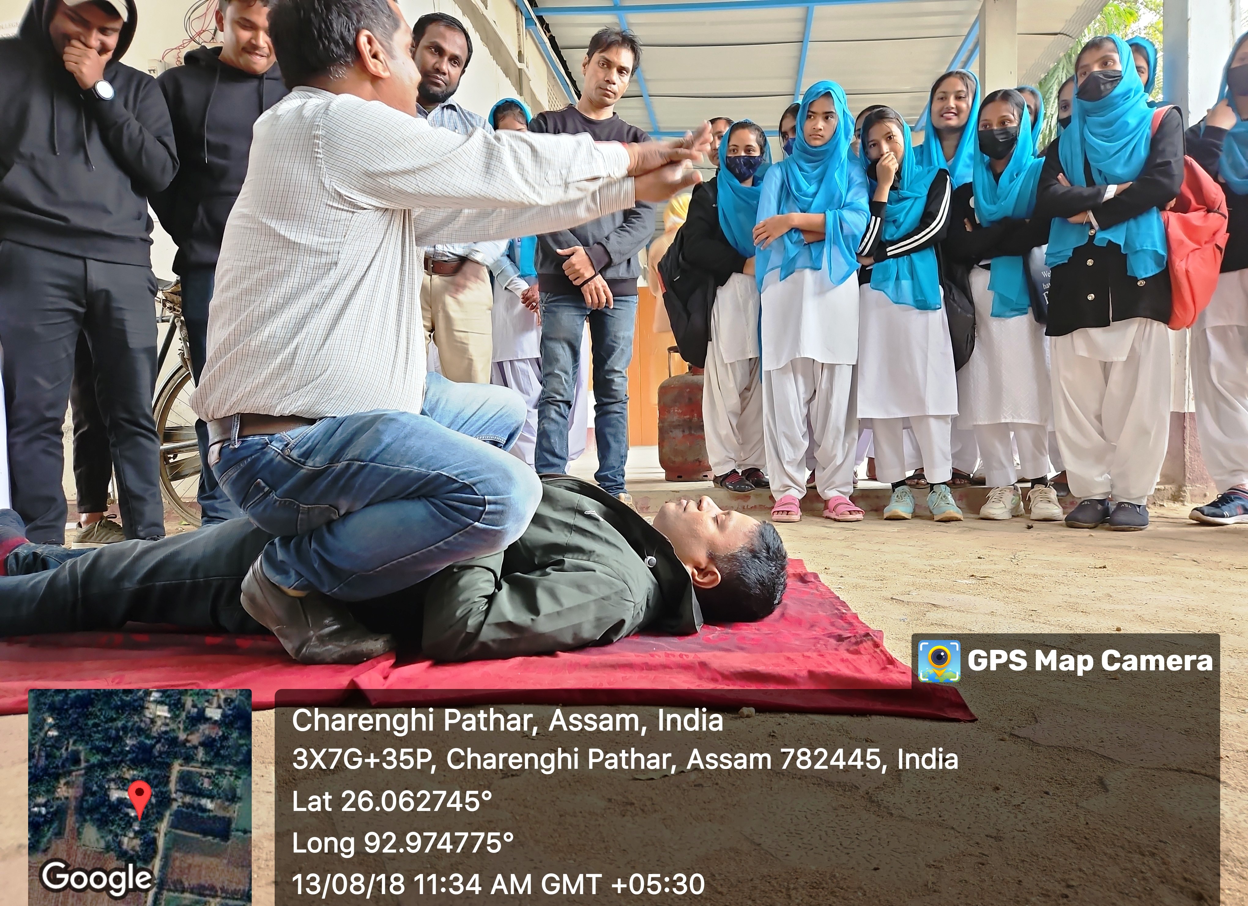 MOCK DRILL ON CARDIOPULMONARY RESUSCITATION (CPR) ON 13.08.2018, PIC-1