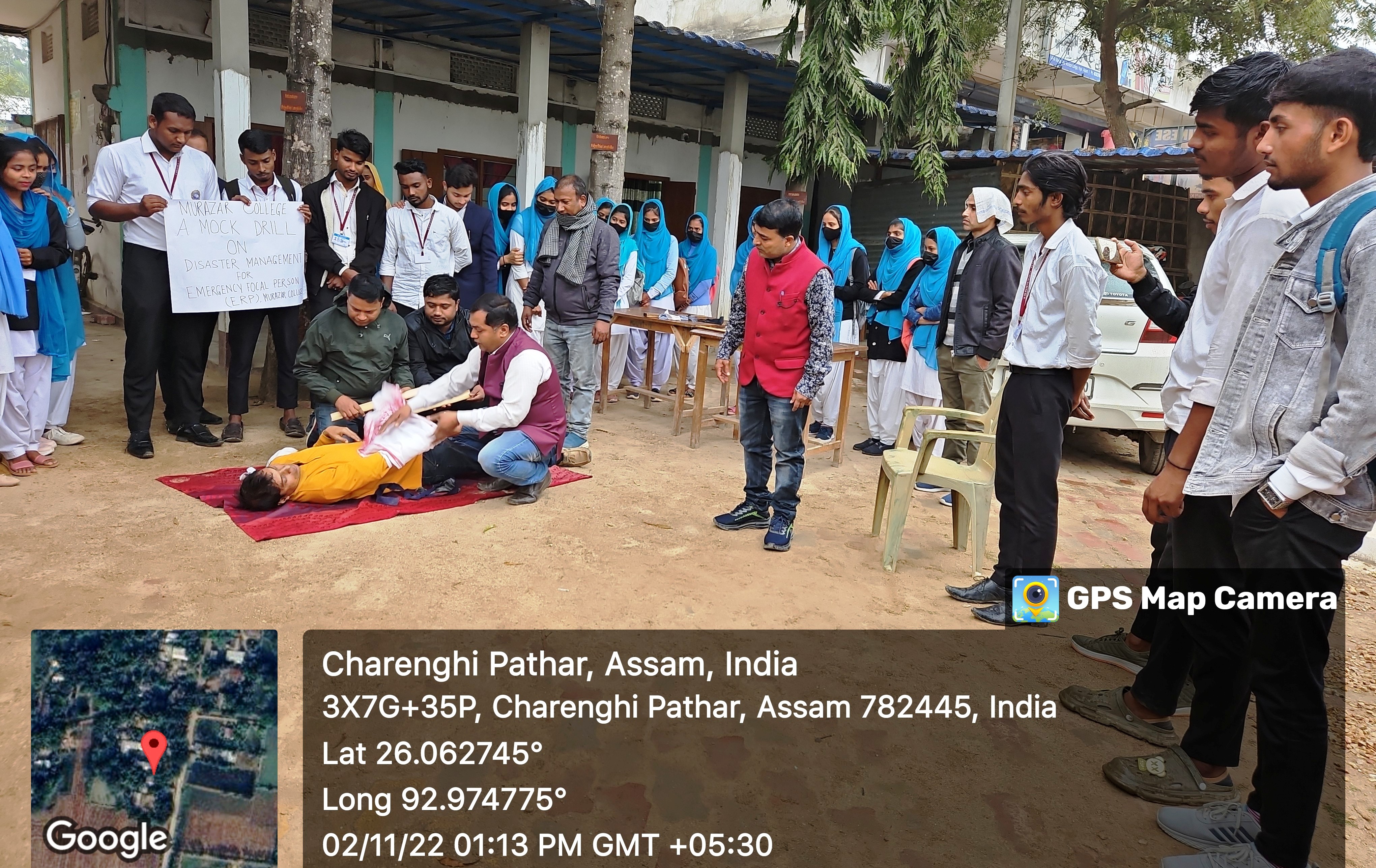 MOCK DRILL ON RESCUING HAND FRACTURED VICTIMS ON 02.11.22. pic-2