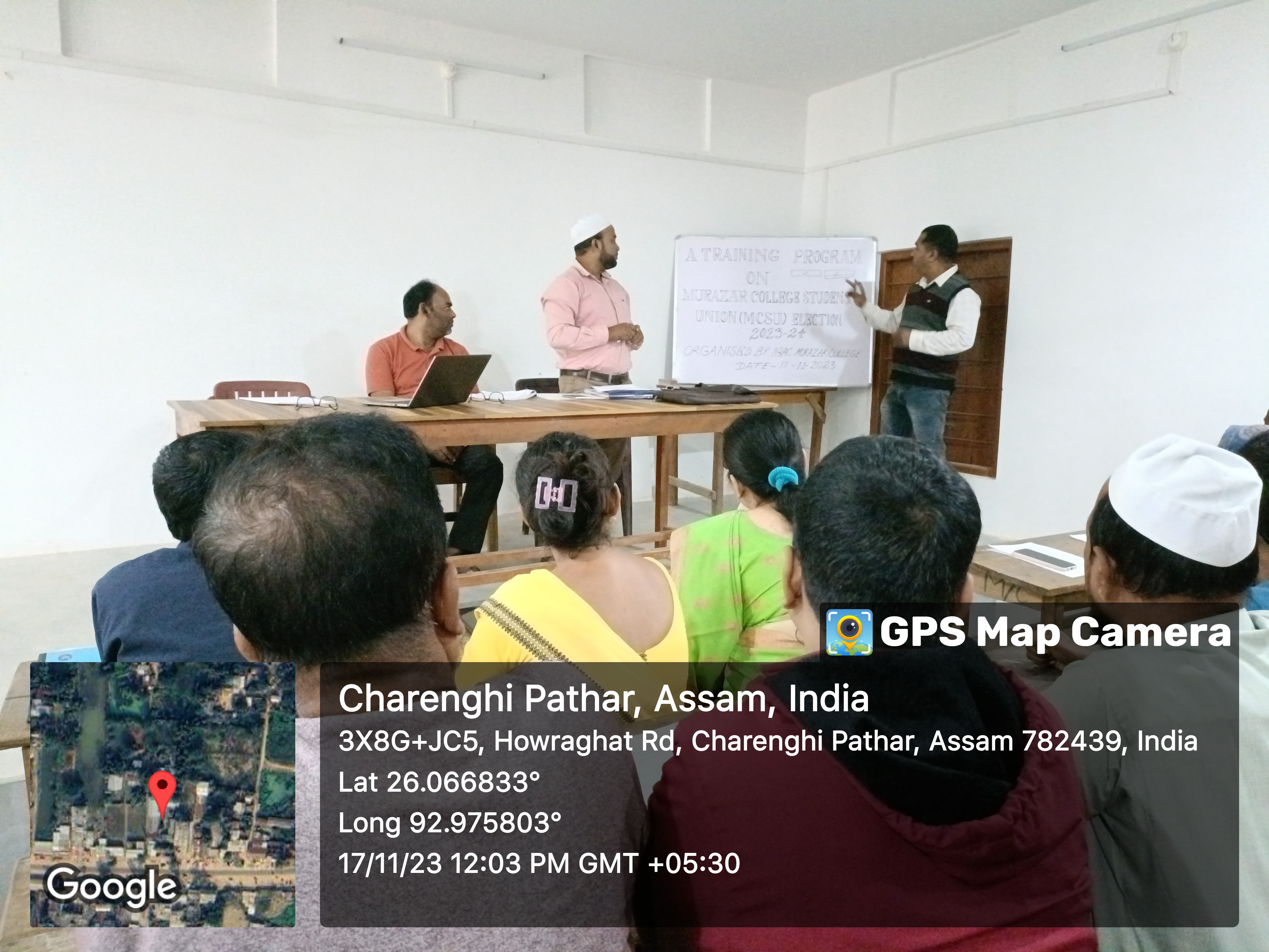 Teachers monitoring program on MCSU election-2023-24 organized on dated- 11.17.2023