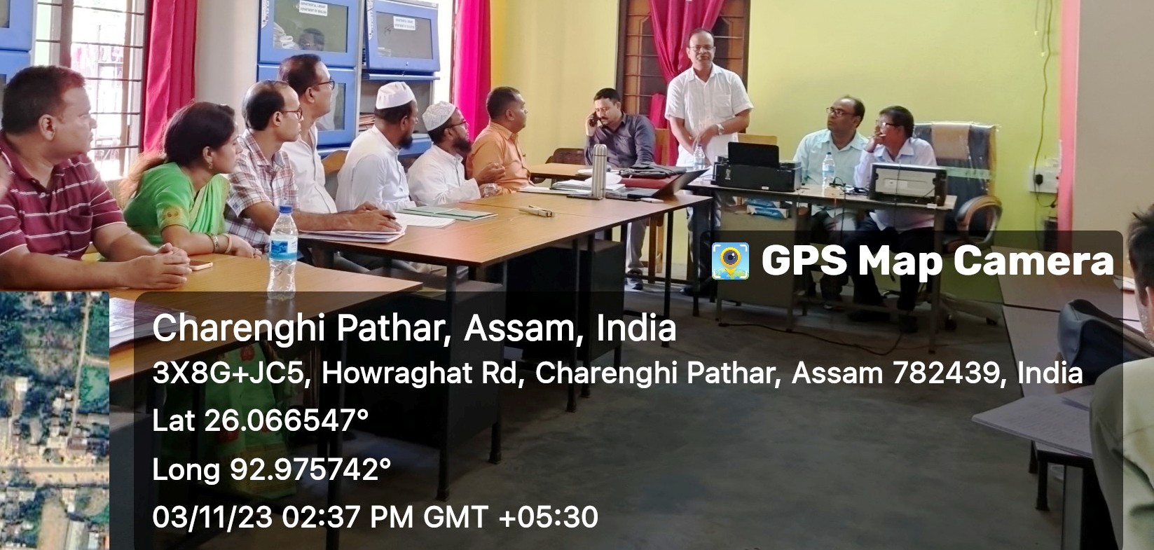 A meeting with Murazar College Governing Body regarding SSR preparation for NAAC A&A on dated-03.11. 23
