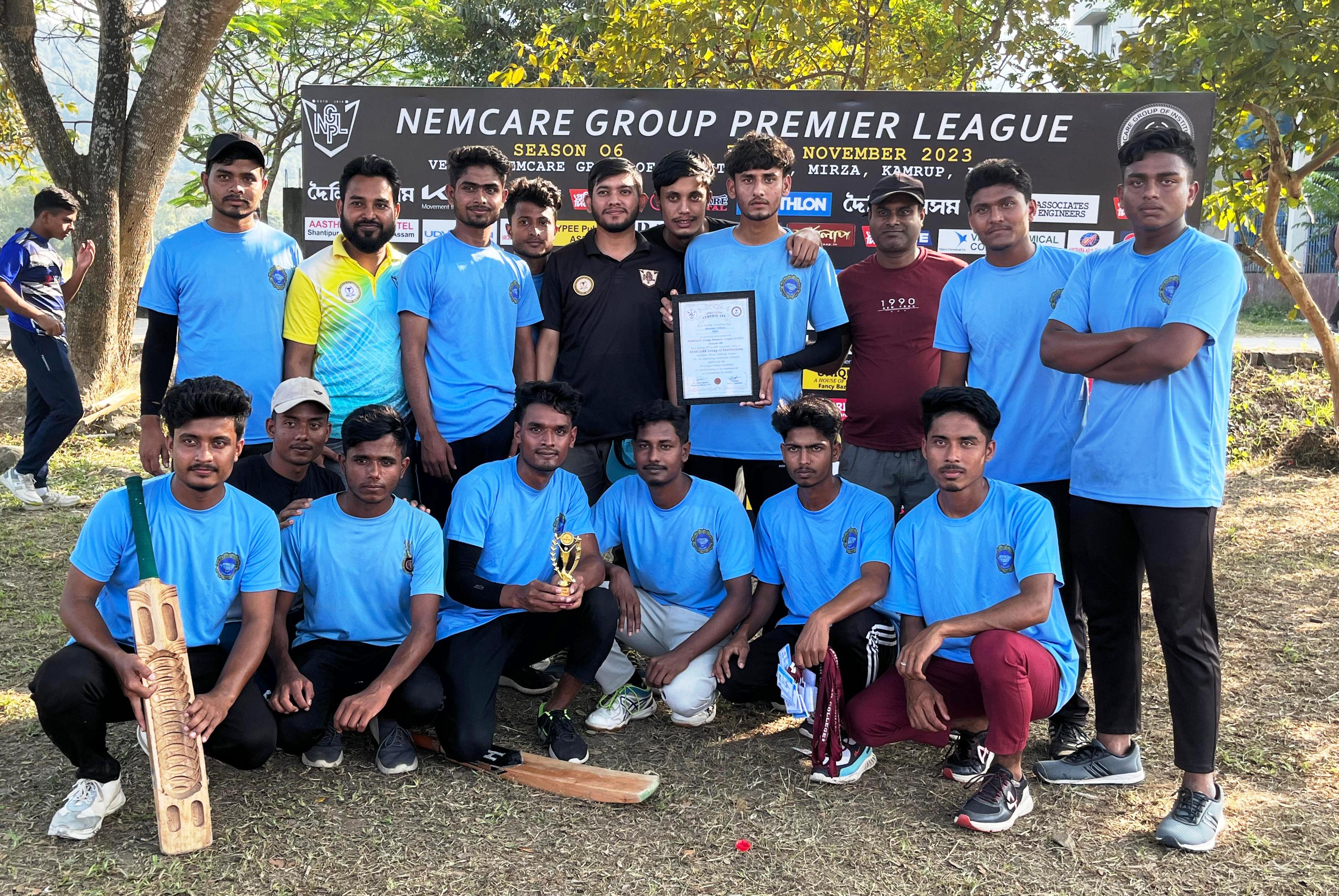Inter State Cricket Competition at Nemcare Group Premier League held on 08.11.2023. Pic-2